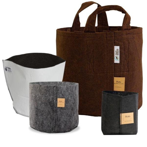 Fabric Grow Bags  Shop Breathable Fabric Pots - Bootstrap Farmer