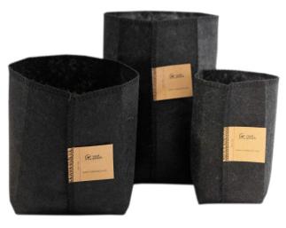 Root Pouch Grow Bags - Thin Black Root Pouch Grow Bags - Thin Black