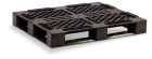 RACX Black Plastic Pallet w Lip